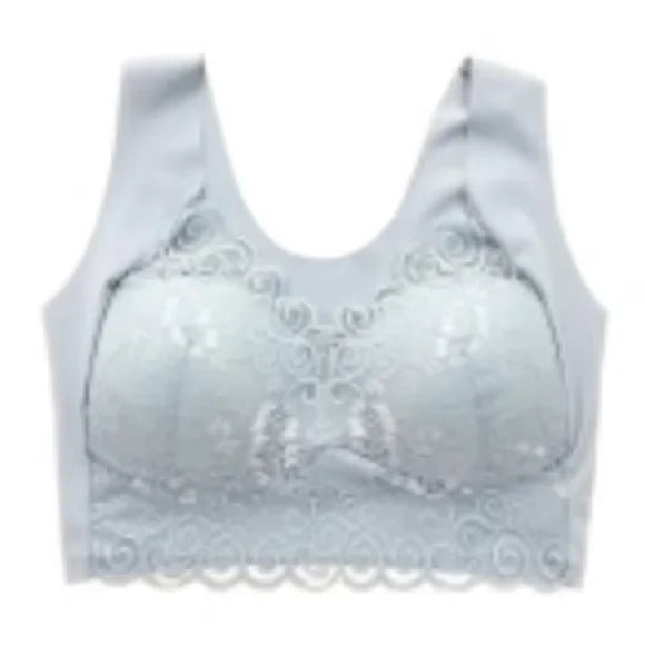 Front Zipper Seamless Sport Bra
