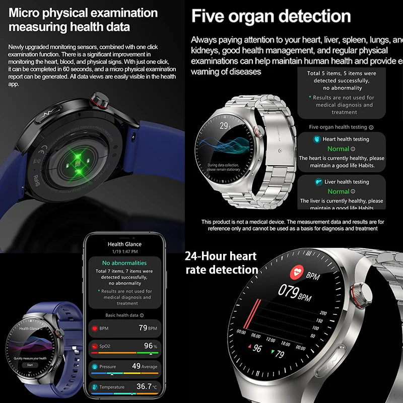 Blood Pressure Monitoring Bluetooth Smart Watch