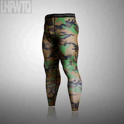Camouflage Long Sleeve Compression T Shirt