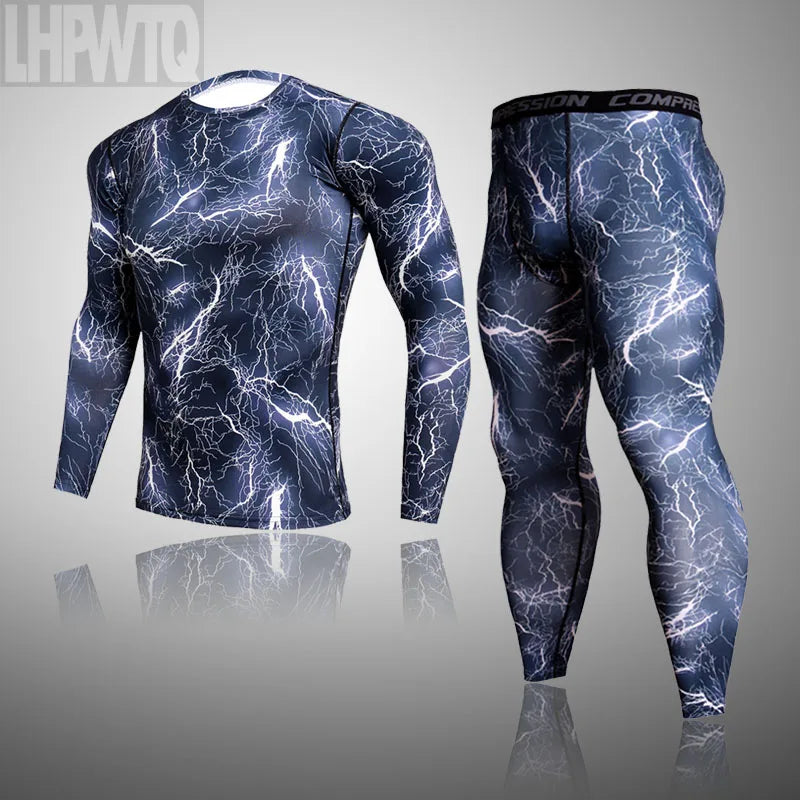 Camouflage Long Sleeve Compression T Shirt