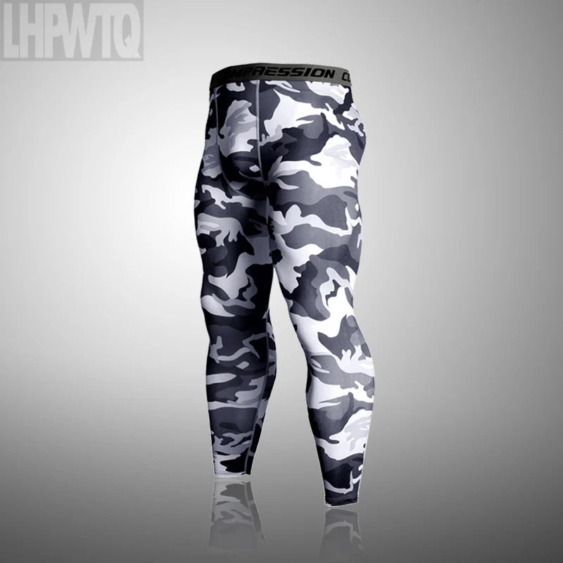 Camouflage Long Sleeve Compression T Shirt