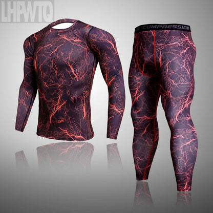 Camouflage Long Sleeve Compression T Shirt