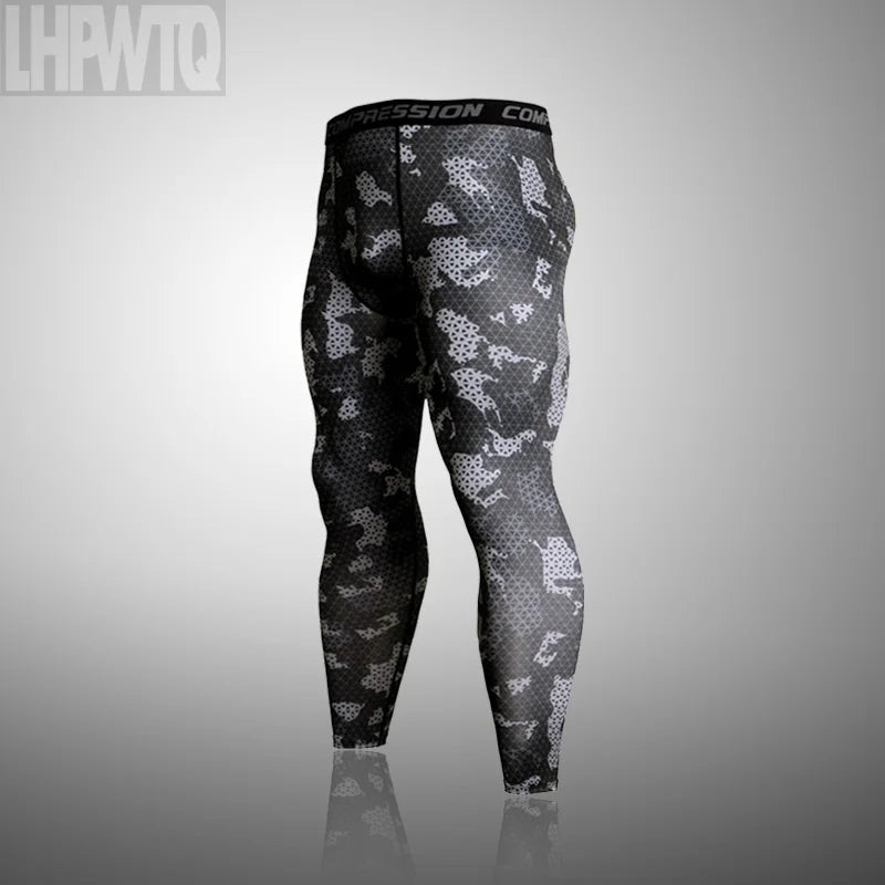 Camouflage Long Sleeve Compression T Shirt