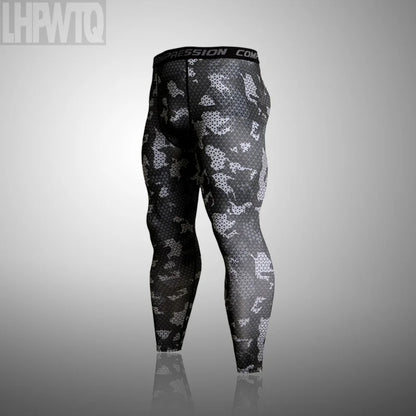 Camouflage Long Sleeve Compression T Shirt