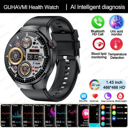 Blood Pressure Monitoring Bluetooth Smart Watch