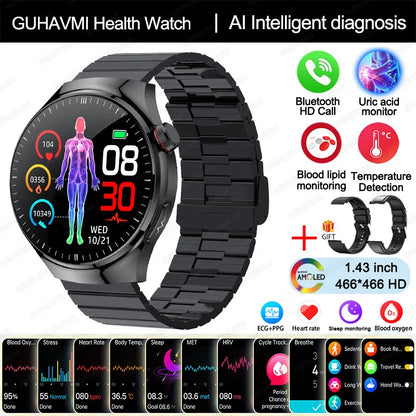 Blood Pressure Monitoring Bluetooth Smart Watch