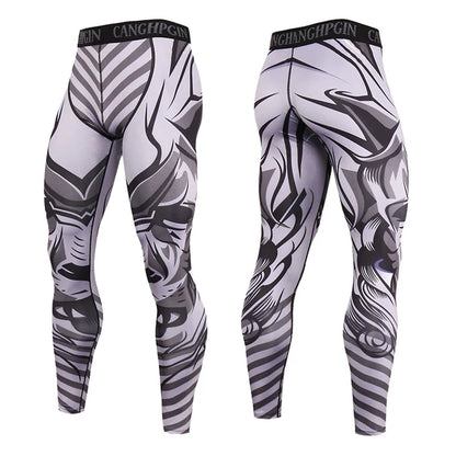 Sporty Crossfit Bodybuilding Compression Tights