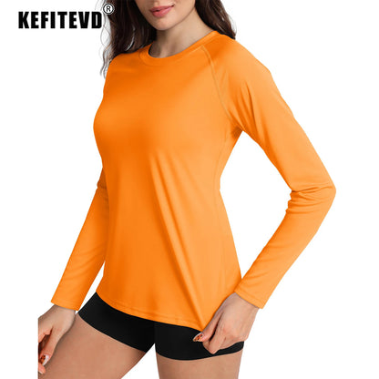 Quick Dry Women's UPF 50+ Long Sleeve T-Shirts
