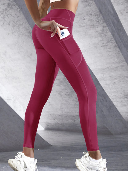 High Waist Yoga Leggings with Pockets