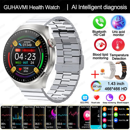 Blood Pressure Monitoring Bluetooth Smart Watch