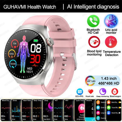 Blood Pressure Monitoring Bluetooth Smart Watch