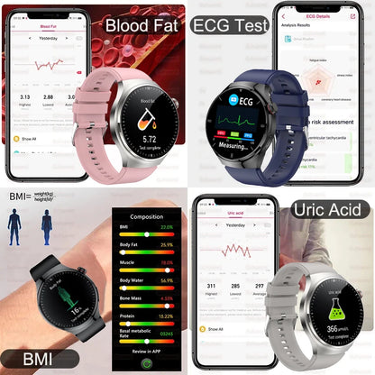 Blood Pressure Monitoring Bluetooth Smart Watch