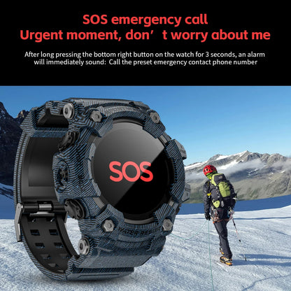 Heart Rate Monitor Touch Screen Smartwatch