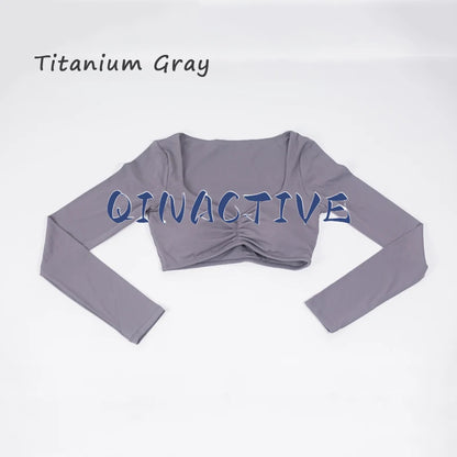 Women’s Yoga Crop Top Long Sleeve Fit