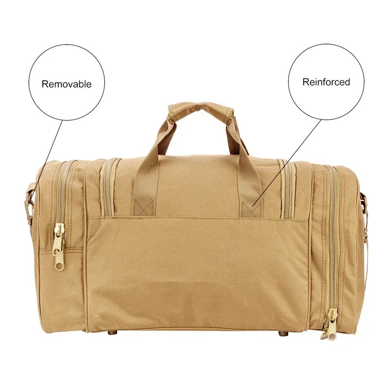 Waterproof Duffle Bag with Shoe Compartment
