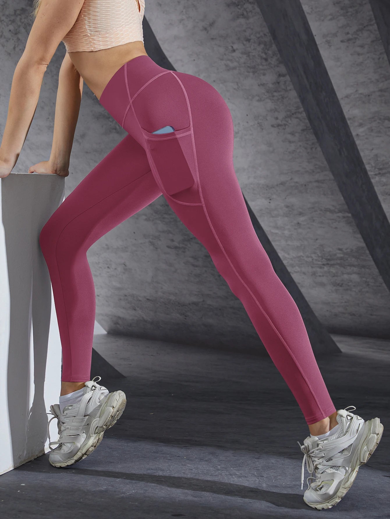 High Waist Yoga Leggings with Pockets