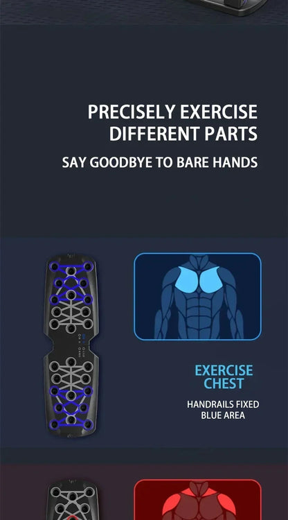 Multifunctional and convenient indoor push-up training board for men's home gym fitness panel and abdominal muscle exercise