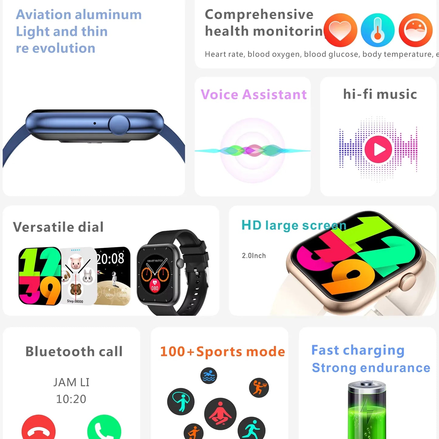 Waterproof Smart Watch for Women