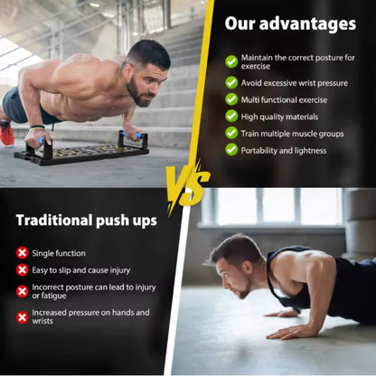 Multifunctional and convenient indoor push-up training board for men's home gym fitness panel and abdominal muscle exercise