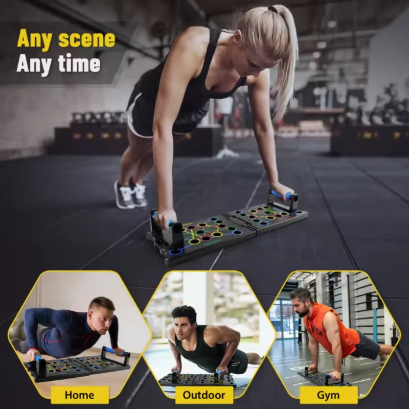 Multifunctional and convenient indoor push-up training board for men's home gym fitness panel and abdominal muscle exercise