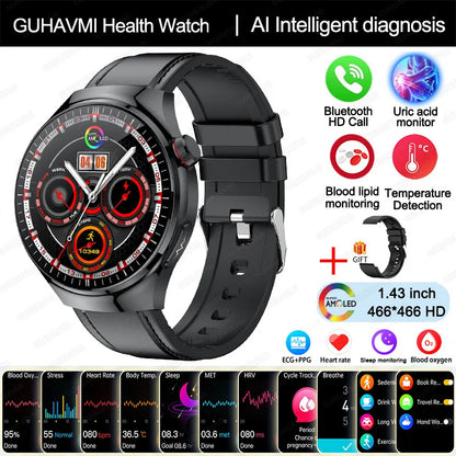 Blood Pressure Monitoring Bluetooth Smart Watch